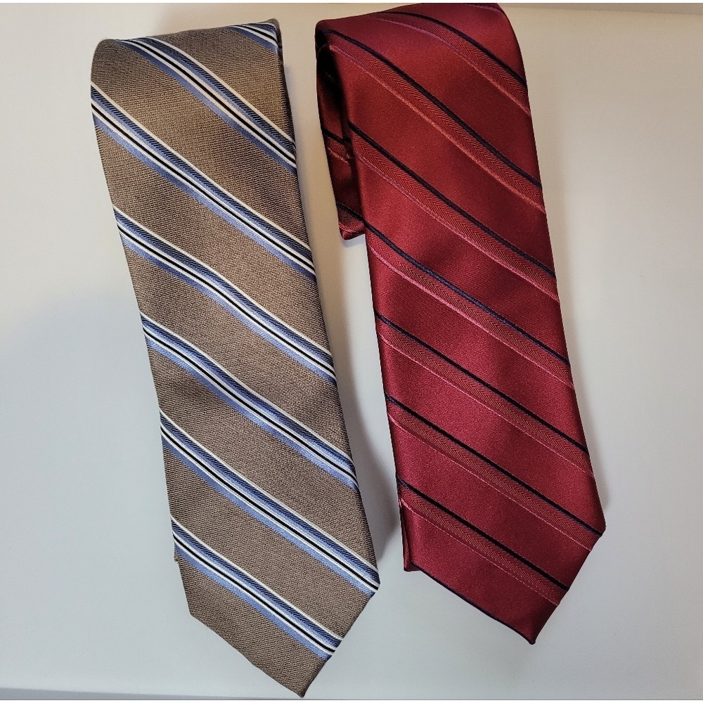 Michael Kors ties Lot of  2  silk and Silk blend ties  MK tie